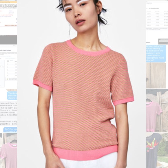 Zara | Tops | Zara Structured Sweater 